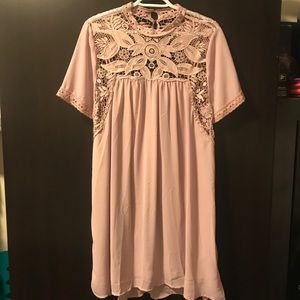 Pink rose dress
